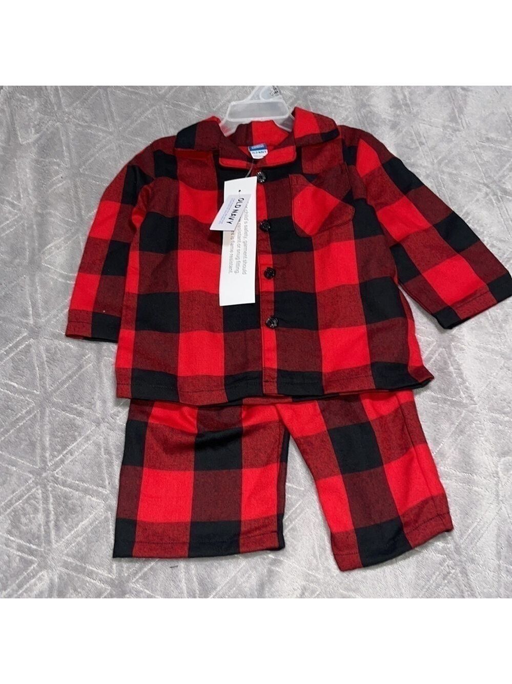 UNISEX Flannel Pajama Set - Picture 3 of 3